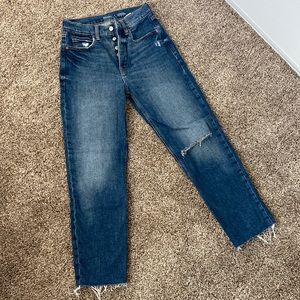 Old Navy Extra High-Rise Sky-Hi Straight Jeans